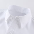 thumbnail image 7 of Boys White Button Down shirt Long Sleeve Button-Down Dress Shirts with Tie School Uniform, 7 of 7