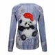 thumbnail image 5 of Sudaderas de Cuello Redondo de Navidad Para Mujer Suéter Con Estampado de Navidad Blusa Suelta Tops Sin Capucha Odeerbi  ODB203034, 5 of 7