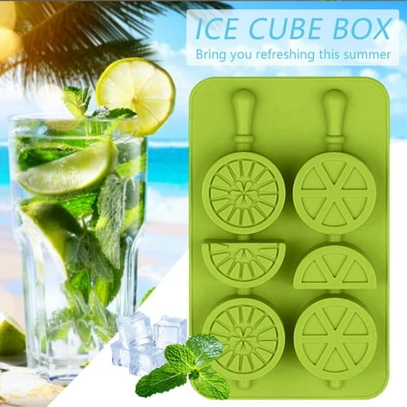 

Kitchen Gadgets Ice Popsicle Tray PP Box Lemon Creative Ice Ice Ice Silicone Personality Kitchen Organization