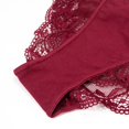 thumbnail image 4 of Varsbaby Women's Panty See Through Panties Cotton Crotch Lace Mesh Panties with Bow, 4 of 5