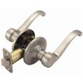 thumbnail image 1 of Design House 781831 Scroll 2-Way Latch Passage Door Handle, Adjustable Backset, Satin Nickel Finish, 1 of 4