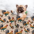 thumbnail image 3 of Naloa Rooster Dog Blanket, 3 Sizes Cat Blanket for Indoor Cats Large Medium Small Dog Gifts-Large, 3 of 8