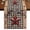 Black Red Brown, variant on Texas Star Vintage 72 Inch Table Runner, Berry Yellow Brown Wooden Farmhouse Dresser Scarf Cotton & Linen Tablerunner for Dining/Kitchen Island/Holiday Party Décor 13" x 72"
