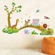 thumbnail image 5 of Pegatina de pared de animales de la selva, pegatina de pared, árbol, León, jirafa, elefante, dormitorio, niños, bebé, decoración para las paredes del salón,, 5 of 5