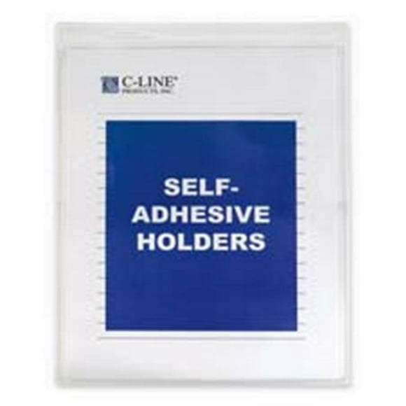 C-Line Products- Inc. Porte-Billet de la Boutique CLI Seal- Auto-Adhésif- 8-.50in.x11in.- Clair