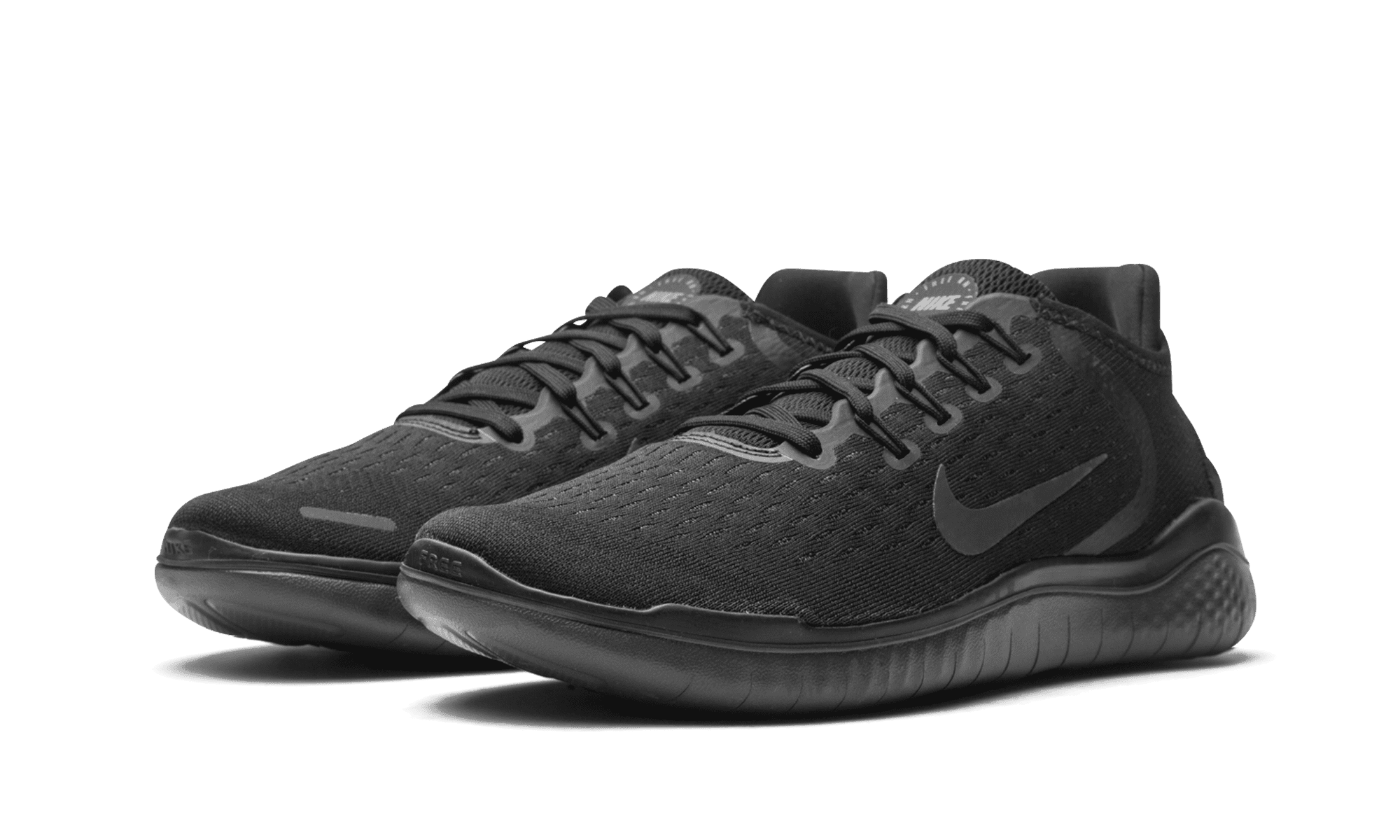 NIKE MENS Free RN 2018 "Triple Black" 942836 002 from Stadium Goods