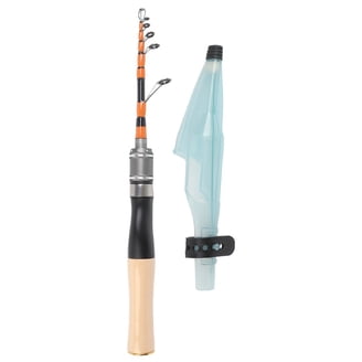 are all fishing rods collapsable Sportteer Folding Fishing Rod Collapsible Fishing Pole Folding Fishing Rod  with Spinning Reel Built in 80M Line Ergonomic Handle Portable Telescopic  Fishing Pole