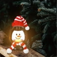 thumbnail image 3 of RKSTN Mini Snowman Lantern With Hat And Scarf B, 3 of 4