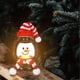 thumbnail image 4 of Linterna Decorativa de Muñeco de Nieve, con Sombrero y Bufanda, Adorno Festivo, con Interruptor de Encendido/Apagado, Decoración Invernal para Uso en Interiores y Exteriores, 4 of 5