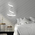 thumbnail image 3 of Lámpara de metal de montaje en pared de luz cálida / luz blanca en espiral LED moderna para sala de estar Ndcxsfigh Para estrenar, 3 of 6