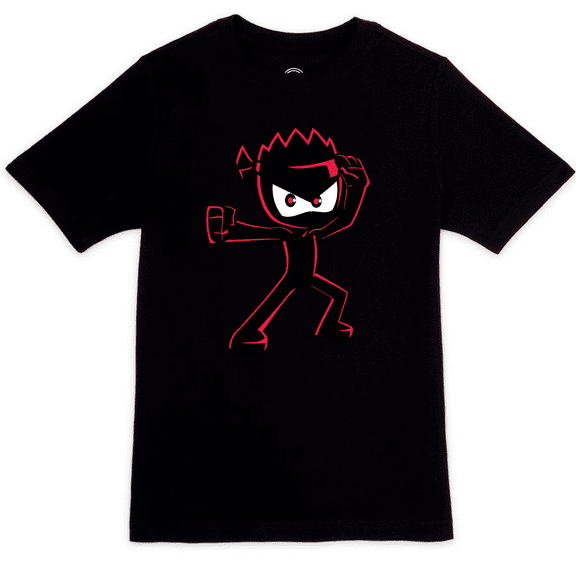 Ninja Tee for Kids - Dress  Your Ninja Kid in Cool Gear! Size 6-7
