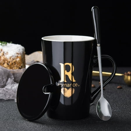 

Livesture Creative Ceramic Mug With Last Name Letter Mug R
