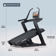 NordicTrack X16 Incline Treadmill: 40% Incline to -6% Decline, 16 HD Pivoting Touchscreen, SpringFlex™ Cushioning, Hands-Free iFIT Smart Training for Home