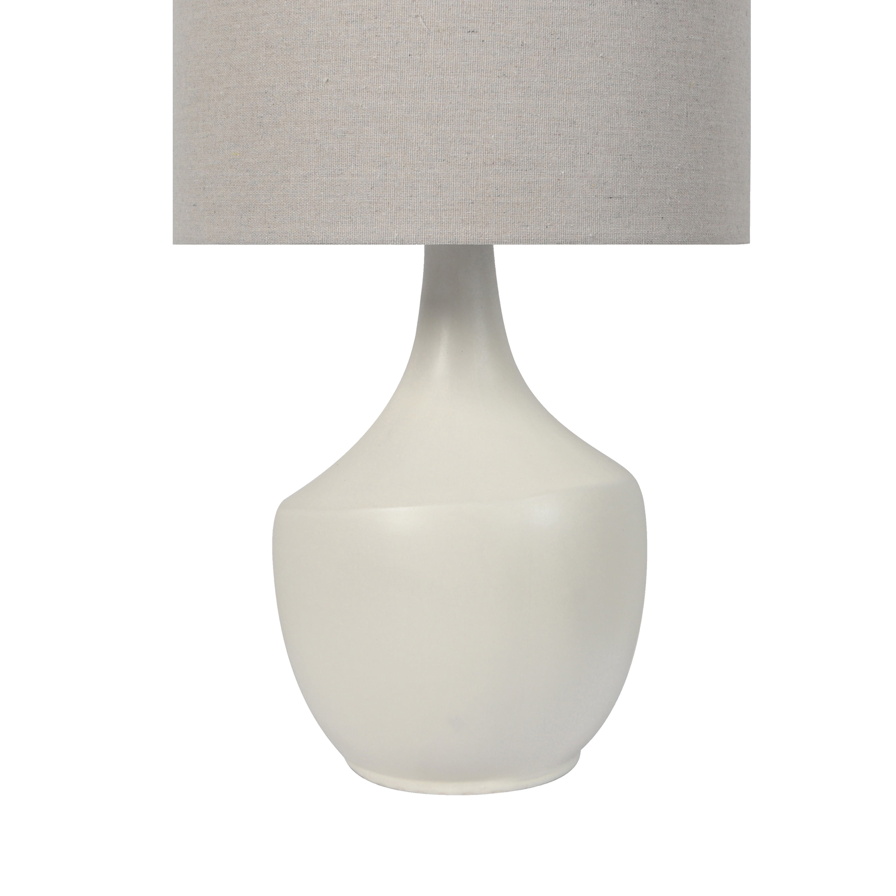 Mainstays 22" Vanilla Dream Ceramic Table Lamp with Oatmeal Linen Shade