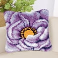 thumbnail image 4 of yuksok Latch Hook Pillowcase Cushion Cover Making - Flower, 4 of 8