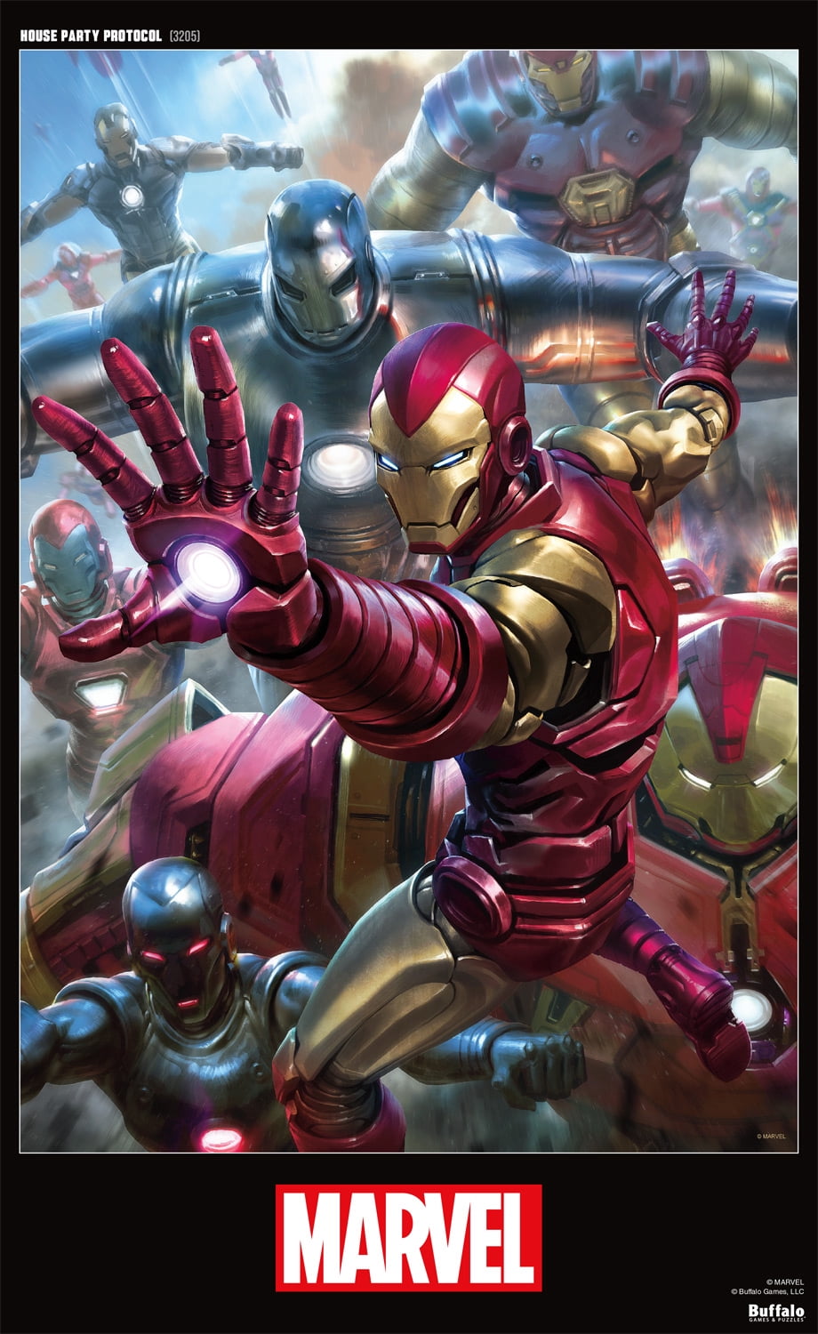 Buffalo Games 500-Piece Marvel House Party Protocol Interlocking Jigsaw Puzzle