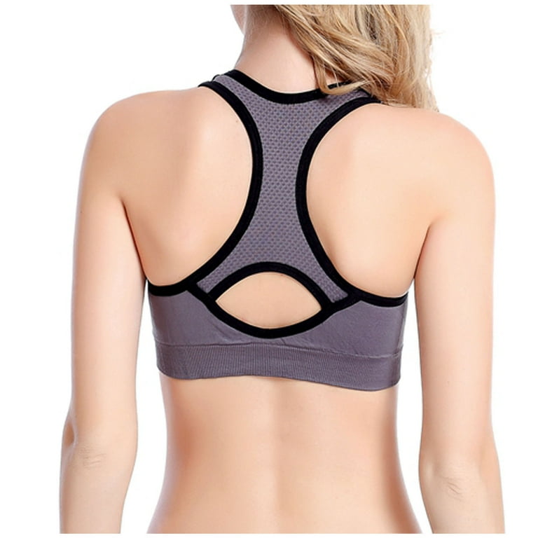 Women Seamless Stretch Sport Bra Padded Fitness Tank Tops Workout Yoga Vest  Yoga Sports Bra : : Clothing, Shoes & Accessories
