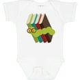 thumbnail image 3 of Inktastic Bookworm Books Reading Boys or Girls Baby Bodysuit, 3 of 5
