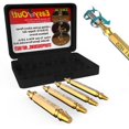 thumbnail image 3 of Bgsha 4pc/Set Titanium Coated Damaged Screw Extractor Drill Bit Bolt Stud Remover Tool, 3 of 8
