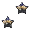 thumbnail image 4 of Injueey Decoraciones Artesanías hechas a mano Eid Mubarak Castillo islámico Elementos de estrella Tallado en capas Adorno de escritorio JM00562 con luz JM00562avec lumière 2piezas Injueey CBP226654, 4 of 6
