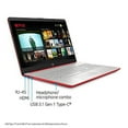 thumbnail image 3 of HP Notebook 15 Laptop Computer I 15.6" Diagonal HD Display I Intel Pentium Gold 6405U Processor I 16GB DDR4 256GB SSD + 1TB HDD I Intel UHD Graphics I USB-C HDMI Win10Pro Red + 32GB MicroSD Card, 3 of 5
