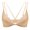 Skin, variant on Seamless Bras for Women Deep V Front Closure Magnetic Clasp Bra Breathable Bralette Criss Cross Thin Straps with Removable Pads L Skin