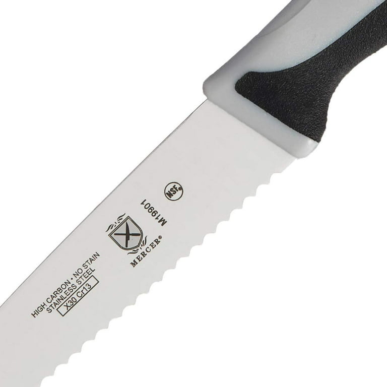 Mercer Culinary Millennia 3 Slim Serrated Paring Knives - 3-Pack