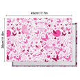 thumbnail image 5 of Pink Breast Cancer Summer Placemats Table Placemats Set Of 6-Linen Kitchen Washable Placemats Table Mats 11.8"x17.7" Non-Slip Heat Resistant, 5 of 5