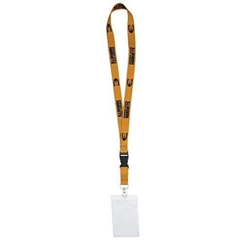Emporia State University Hornets NCAA Car Keys College ID Badge Holder  Lanyard Keychain Detachable Breakaway Snap Buckle (w/ Pouch)
