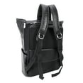 thumbnail image 6 of S Series | KENNEDY | 17" Leather Dual Access Laptop Backpack - Black, 6 of 7