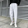 thumbnail image 5 of Pantalones elásticos de trabajo para hombre, pantalones elásticos de oficina de color caqui para hombre, ropa de lujo de alta calidad, oferta de ropa formal barata para primavera, 5 of 5