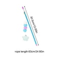 thumbnail image 5 of 12inch Interactive Cat Teaser Wand with Elastic Rope and Plush Caterpillar Toy Blue Durable Rod for Exercise and Bonding All Life Stages, 5 of 8