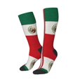 thumbnail image 2 of America Mexican Flag Knee High Socks for Women Long Leg Warmers Socks, 2 of 7