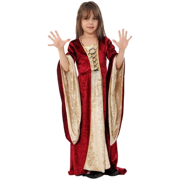 EnJoCho Girls Holiday Dress - Cute Halloween Pumpkin Ghos𝗍 Long Sleeve Costum𝖾 Outfit for Toddler Little Girls Kids, Party Dress for School Events and Fall Celebrations