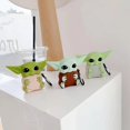 thumbnail image 4 of Funda de silicona para Airpods compatible con Airpods 1 y 2, divertidos dibujos animados 3D [Yoda Alien] (amarillo), 4 of 5