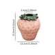 thumbnail image 3 of Jarrón de flores Jarrón decorativo Fresa Habitación Mesa Cocina Escritorio Multiusos Grande, 3 of 9