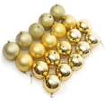 thumbnail image 5 of Triani 24 Pcs Christmas Tree Ornaments Set 1.57 Inch Glitter Tiny Christmas Tree Ornaments Gold Mini Christmas Tree Decoration for Xmas Tree Holiday Wreath Garland, 5 of 7