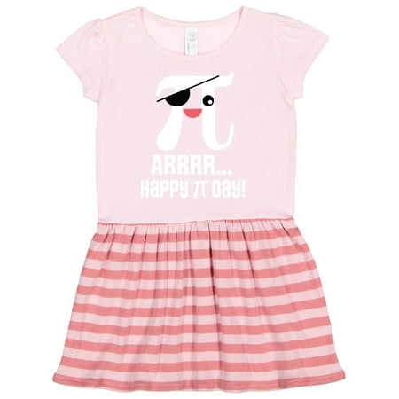 

Inktastic Pi Day Pirate Funny Math Gift Toddler Girl Dress