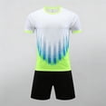thumbnail image 5 of ITSAME Boys Athletic Outfit Sets, Crewneck T-Shirt and Shorts Breathable Quick-Dry Outdoor Sport Sets 2-Piece White Size 4-5, 5 of 6