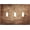Village Sepia Wooden Board, variant on 1 Gang Duplex Light Switch Cover Brick Stone Printed Outlet Plate Wall Covers Country Garden Receptacle Art for Bathroom Bedroom Decor