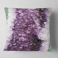 thumbnail image 2 of Designart Purple Precious Stones - Abstract Throw Pillow - 16x16, 2 of 5