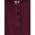 thumbnail image 2 of The Children's Place Boys Long Sleeve Plaid Henley Snug Fit Cotton PJs, Sizes 4-16, 2 of 3