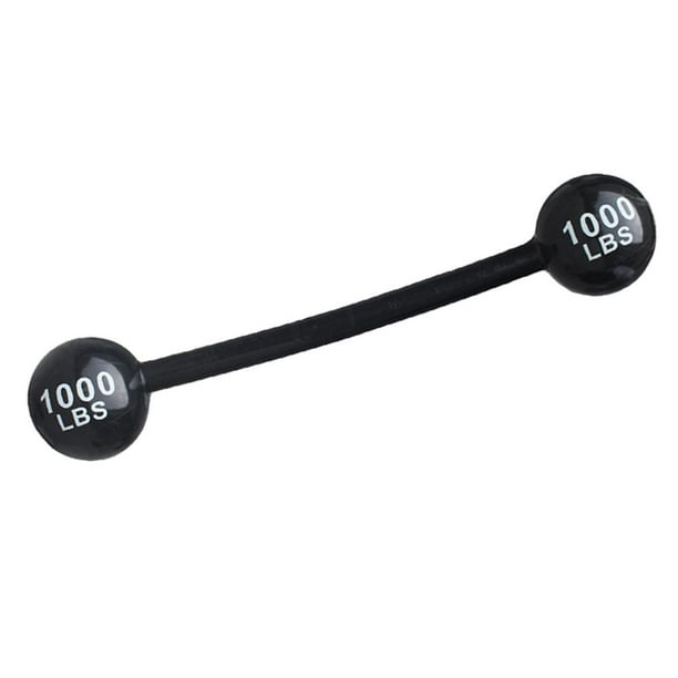 Barra Infble para , Ejercicio Físico, Mancuernas, Accesorios para fotografía, Disfraz de Hombre Fuerte CUTICAT Juguetes de fitness con mancuernas