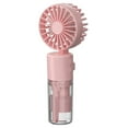 thumbnail image 1 of Portable Hand Fan With Mist Spray Handheld Fan With Transparent Tank Water Replenisher Foldable Fan Portable Hand Standing Up Quiet Lightweight For Travel, 1 of 9