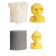 thumbnail image 2 of Molde De Silicona Para Velas, Vela De Modelado Seguro, Suministros Para Hacer Velas Suaves, Molde De Jabón Alienígena, Vela De Modelado De Jabón Multifuncional Para Mesa De Oficina Interior Moyic HA027575-01, 2 of 7