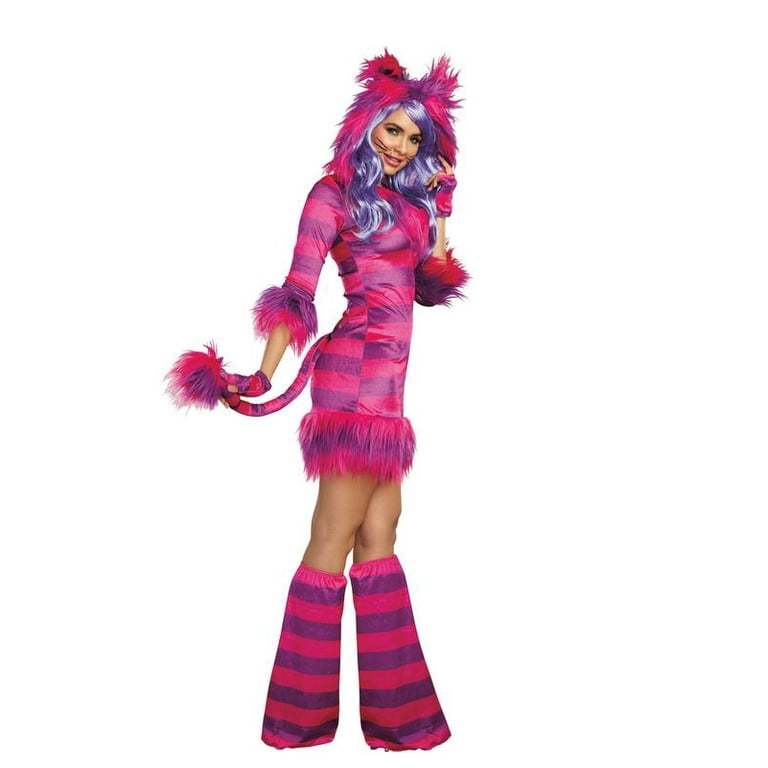 Dreamgirl Women's Colorful Magic Cat Storybook Costume Dress - Walmart.com