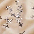 thumbnail image 5 of U8MO 20pc 304 Stainless Steel Cross Pendants Smooth Mini Metal Charms Craft 20.5x12mm, 5 of 9