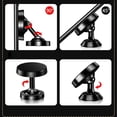 thumbnail image 2 of Dual Magnetic Phone Mount Holder, Universal Hands-Free Phone Holder for Gym with 360 Degree Angle Adjustable, Strong Magnet Compact Size for Recording and Videos While Working Out, 38mm Silver, 2 of 5
