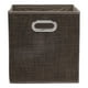 thumbnail image 1 of Cubo Organizador Home  Home Teslin Chocolate 28X27X27 Cm, 1 of 3