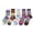 #1181-Multicolor, variant on Women's Mid-Calf Rabbit Wool Socks, Thick and Warm Thermal, Color-Blocked for Fall and Winter Daily Use